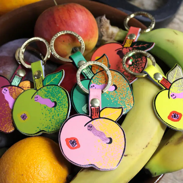 Juicy Apple Key Fob by Ark Colour Design