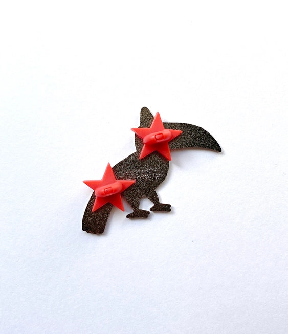 Party Toucan Enamel Pin