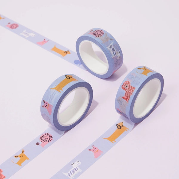 Cute Dogs Washi Tape by Rumble Cards