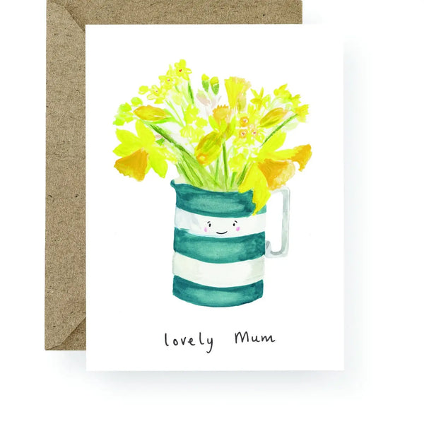 Lovely Mum Daffodil Jug