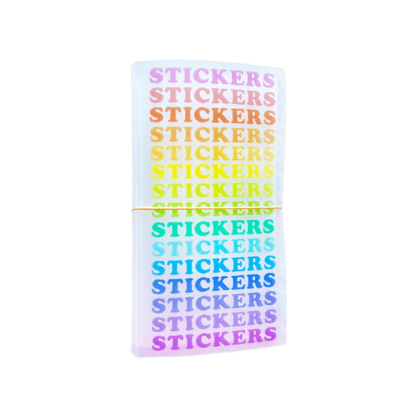 Colourful Stickers Pocket Sticker Keeper