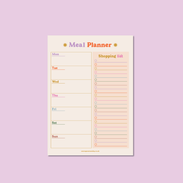 Meal Planner & Shopping List
