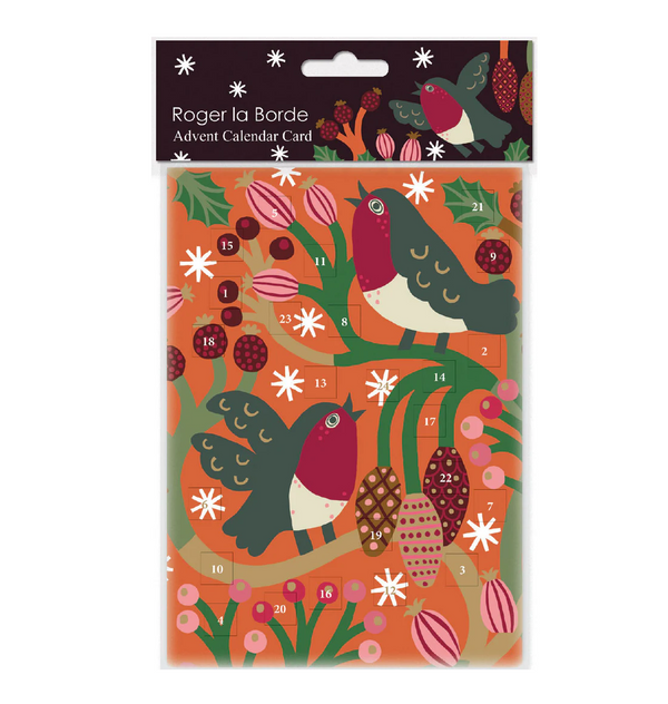 Christmas Chorus Advent Calendar Card