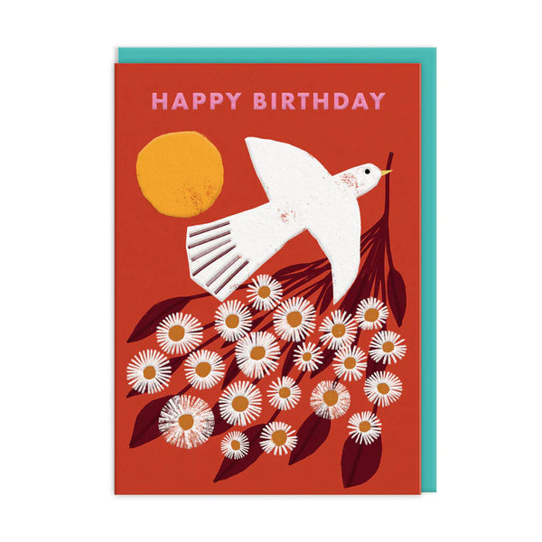 Bird and Flowers Birthday