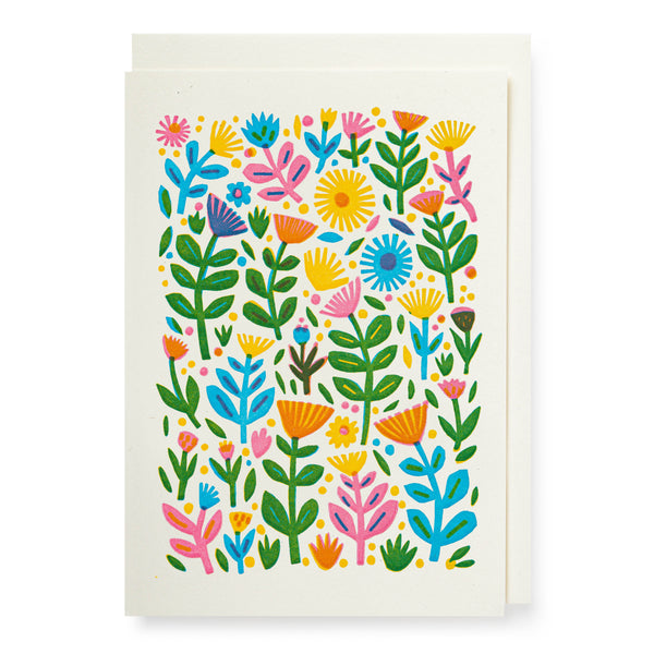 Flower Pattern Mini Card by Archivist