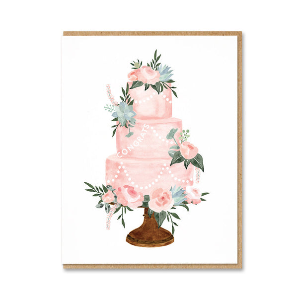 Congrats Wedding Cake