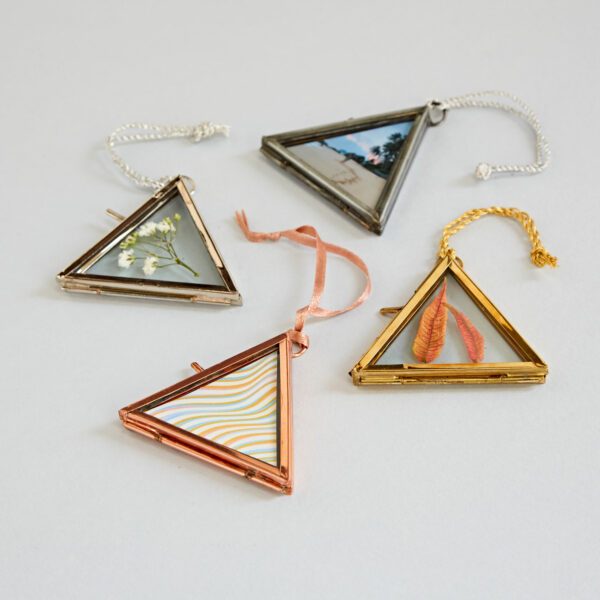 Triangle Hanging Photo Frames