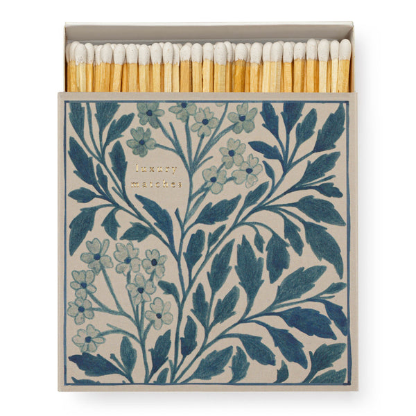 Blue Floral Matches by Archivist