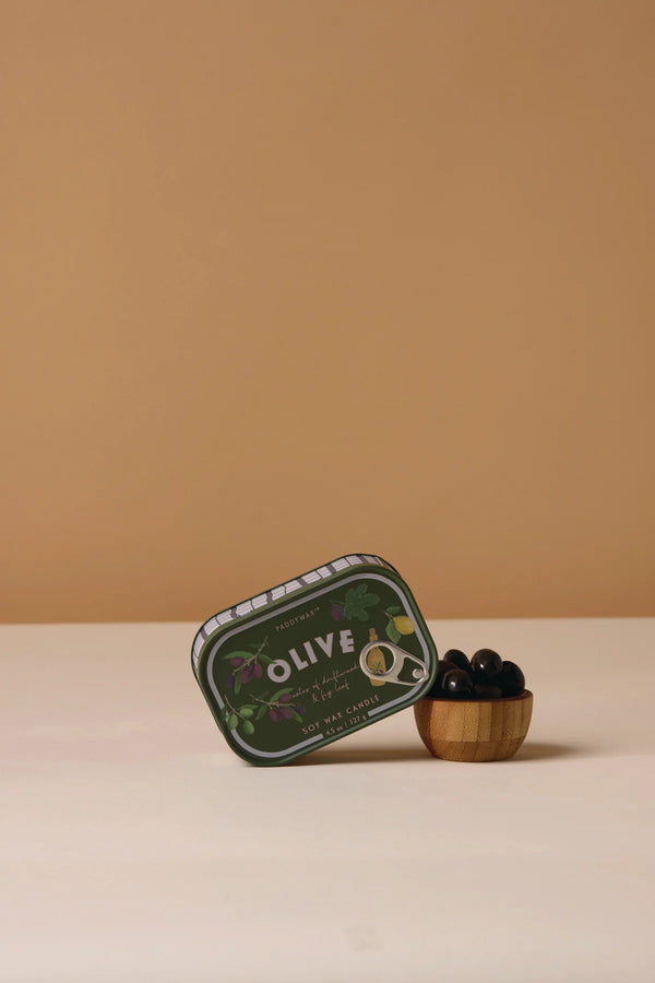 Olive Tin Candle - Fig & Olive