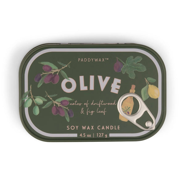 Olive Tin Candle - Fig & Olive