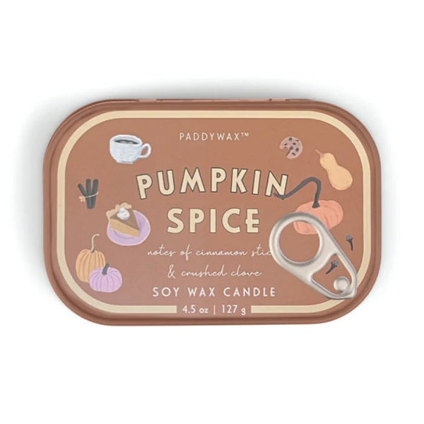 Pumpkin Spice Tin Candle