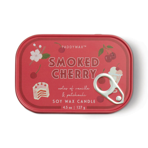 Cherry Tin Candle - Smoked Cherry