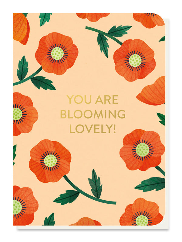 Bloomin' Lovely Poppies - Seed Stick Card