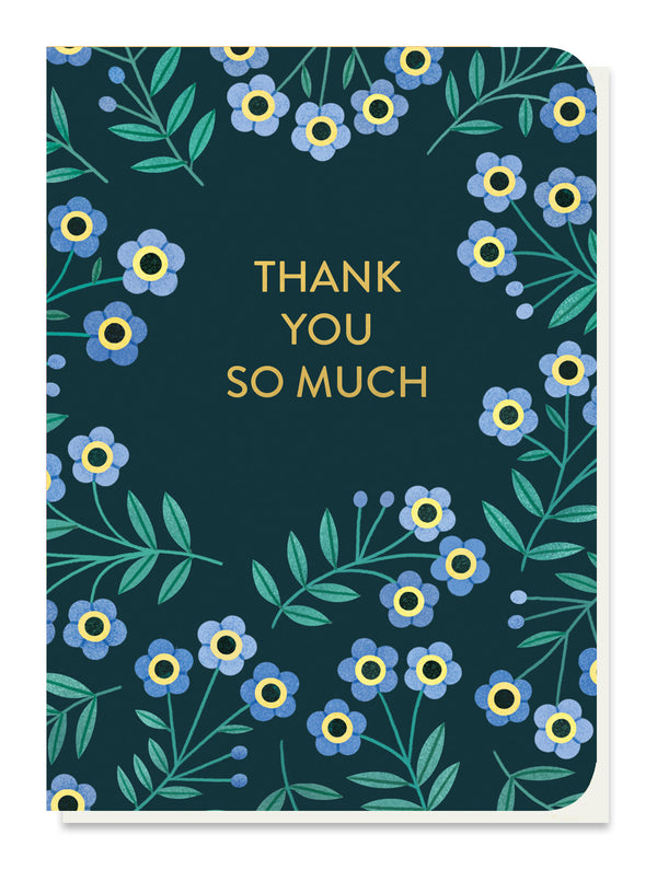 Forget-me-nots Thank You - Seed Stick Card