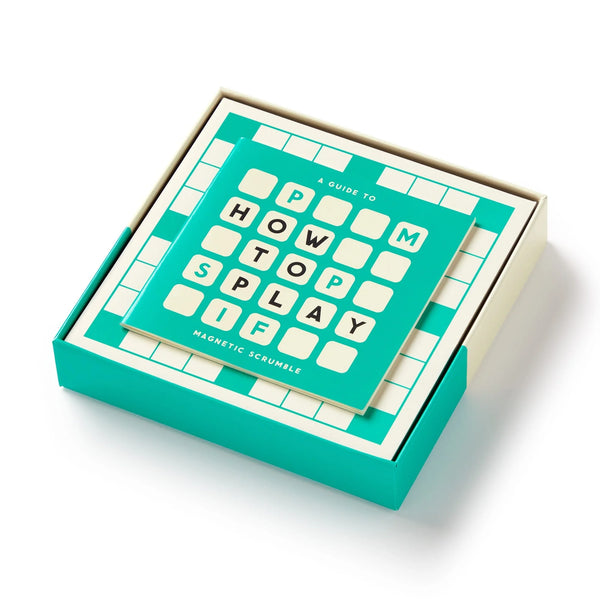 Scrabble or Scrumble Magnetic Fridge Game by Brass Monkey 