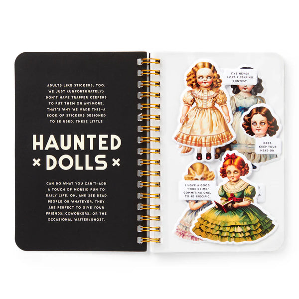 Haunted Dolls Sticker Book