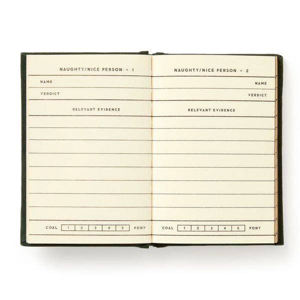 Naughty And/Or Nice List Tiny Diary
