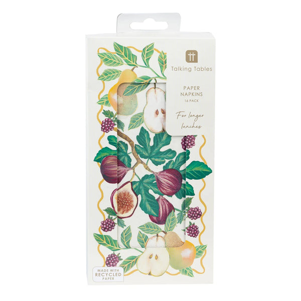 Autumnal Fruit Long Napkins