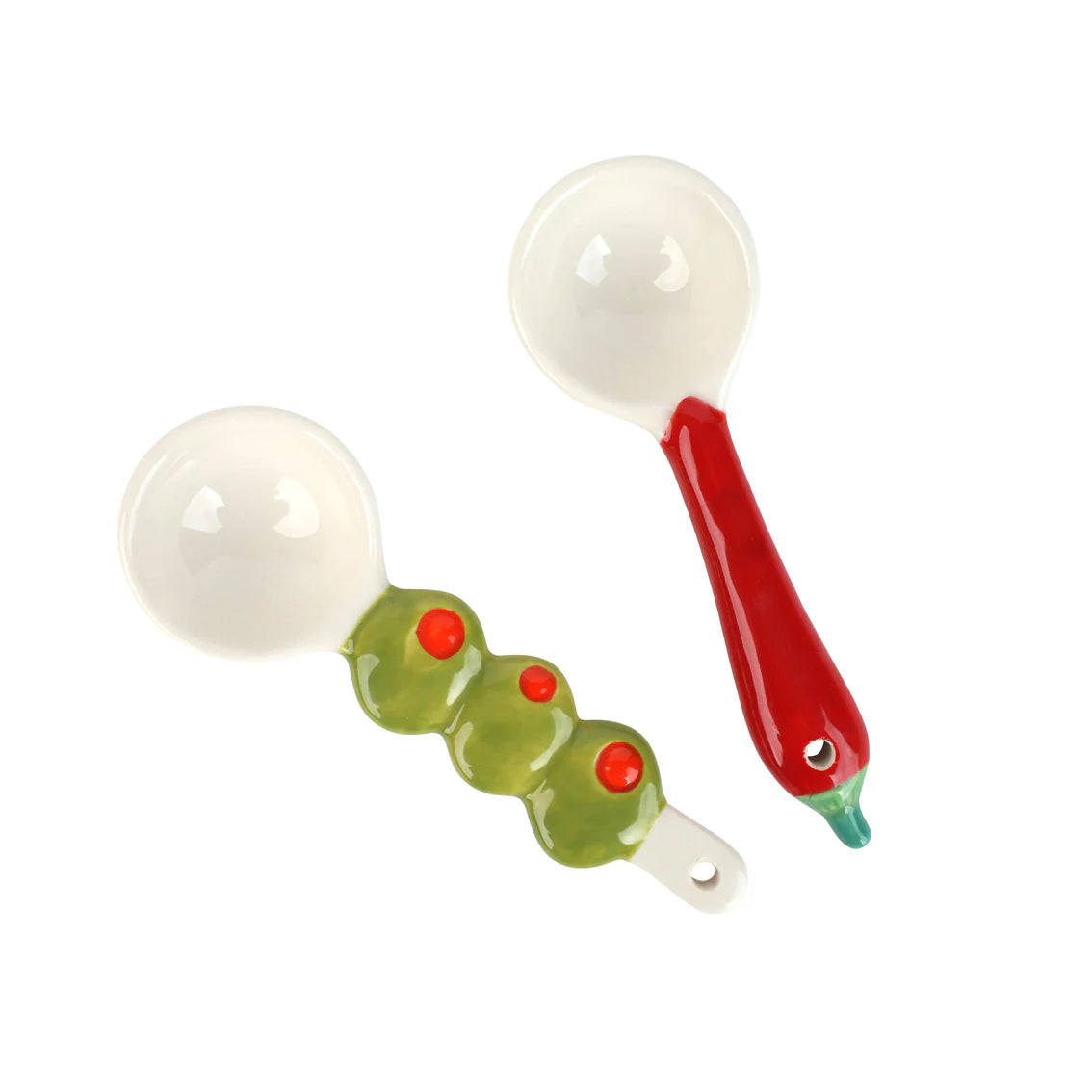Olive & Chilli Ceramic Spoons – Form Shop & Studio