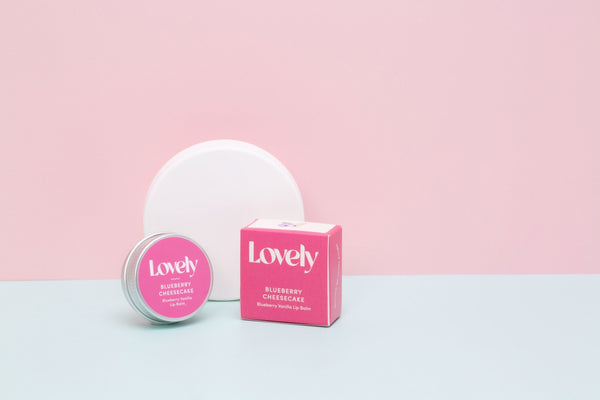 Blueberry Cheesecake Lip Balm by Lovely Skincare