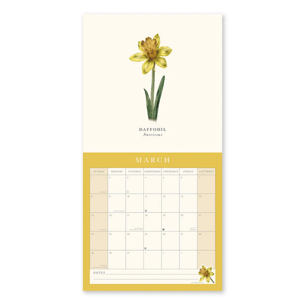 Flora Botanica 2026 Wall Calendar