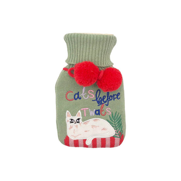 Cats Before Tw*ts Hot Water Bottle