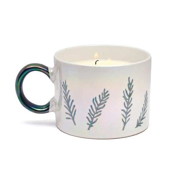 Ceramic Mug Candle - Cypress and Fir