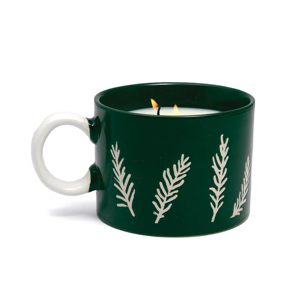 Ceramic Mug Candle - Cypress and Fir