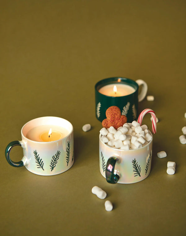 Ceramic Mug Candle - Cypress and Fir