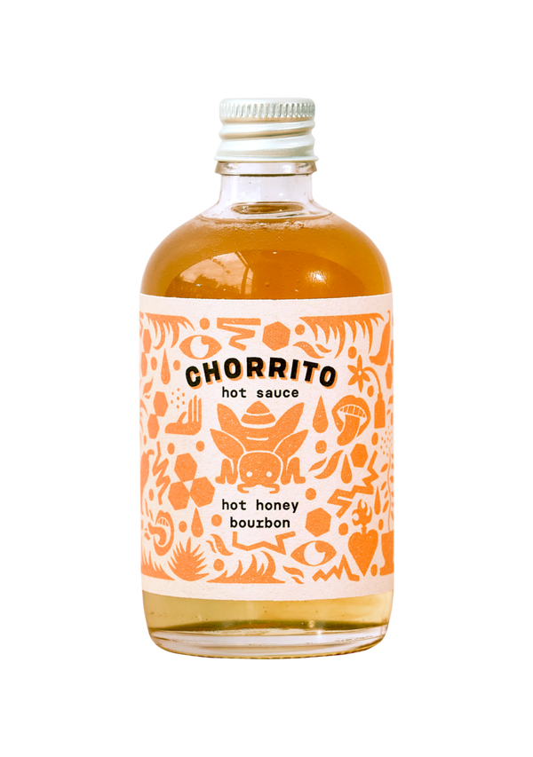 Chorrito Hot sauce hot honey bourbon