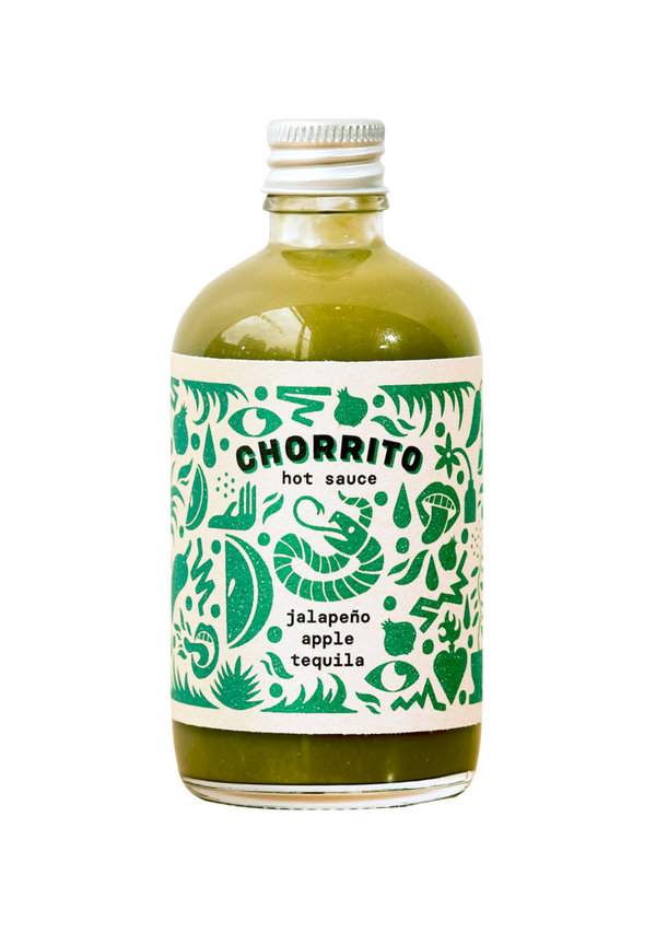 Jalapeño / Apple / Tequila Hot Sauce 100ml by Chorrito Sauce Co.