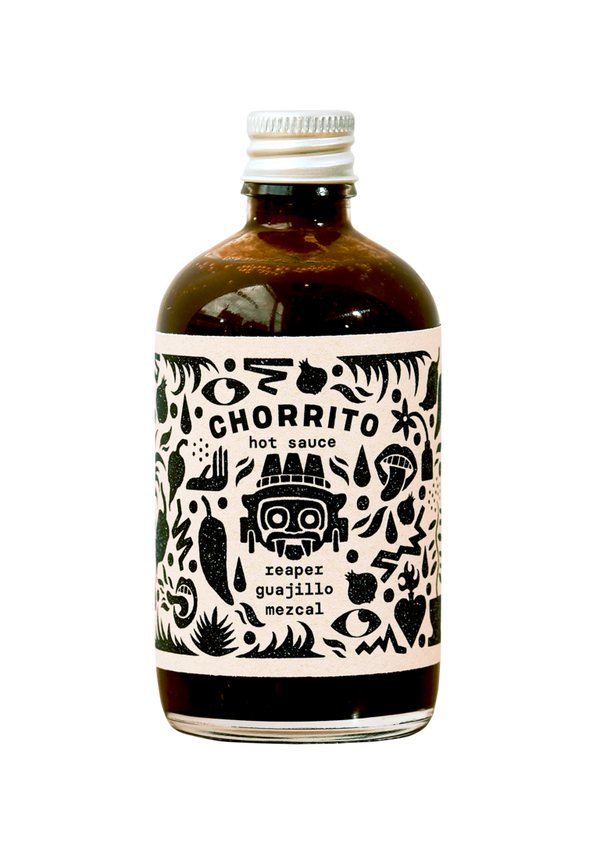 Chorrito Hot sauce carolina reaper guajillo mezcal