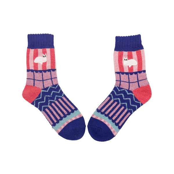 Cat Nip Fair Isle Socks