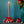 Green & Red Striped Advent Candle