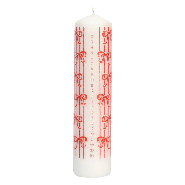 Candy Christmas Pillar Advent Candle