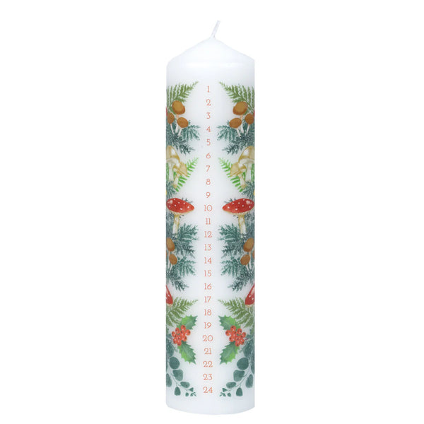 Forest Christmas Advent Candle