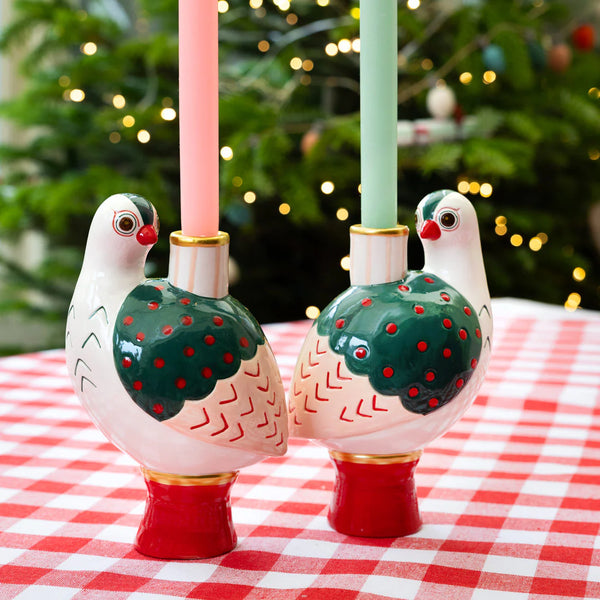 Bird Ceramic Candle Holder