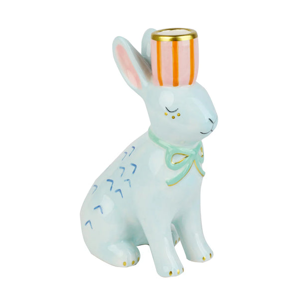 Easter Bunny Ceramic Candle Holder