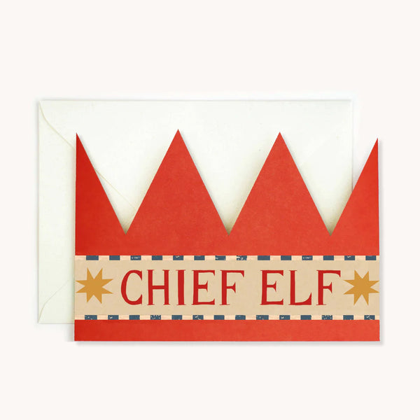 Chief Elf Christmas Party Hat