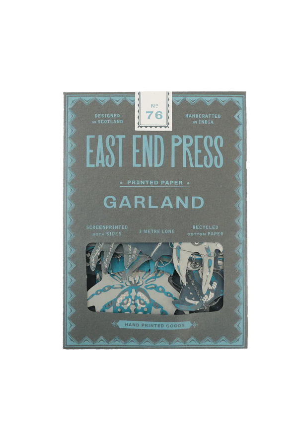 Creeping Spider Screenprinted Paper Garland