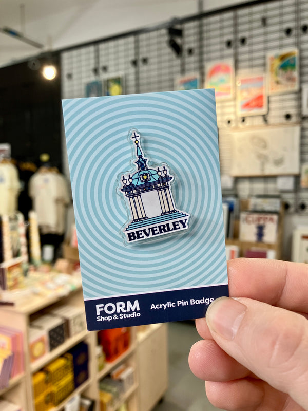 Beverley Bandstand Acrylic Pin by Form Shop & Studio