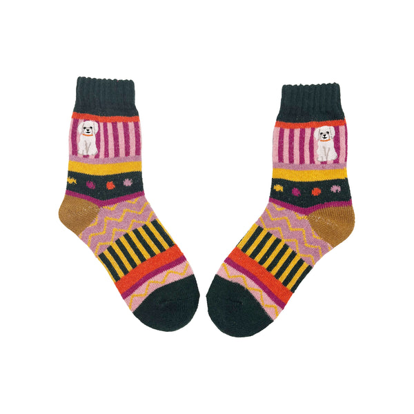 Dog House Fair Isle Socks