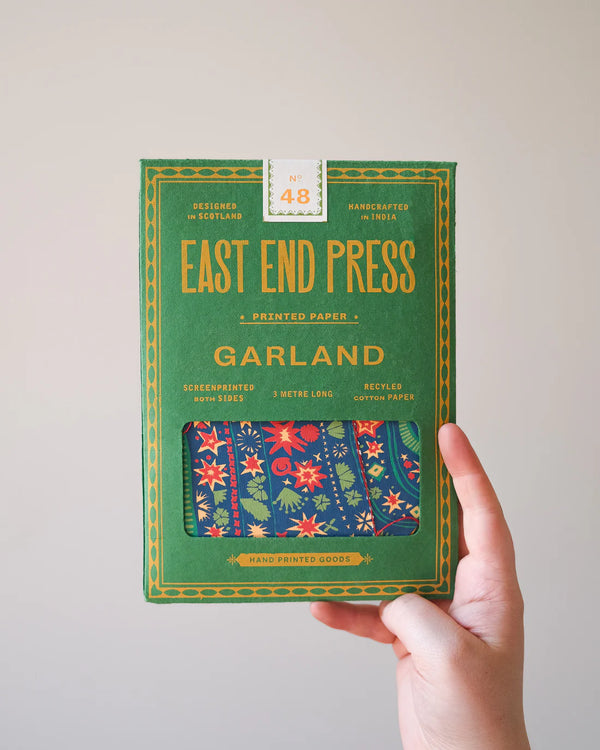 Christmas Jumpers Screenprinted Paper Garland