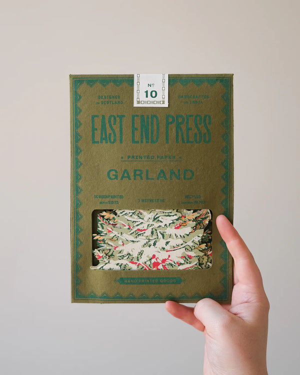 Forest Screenprinted Paper Garland