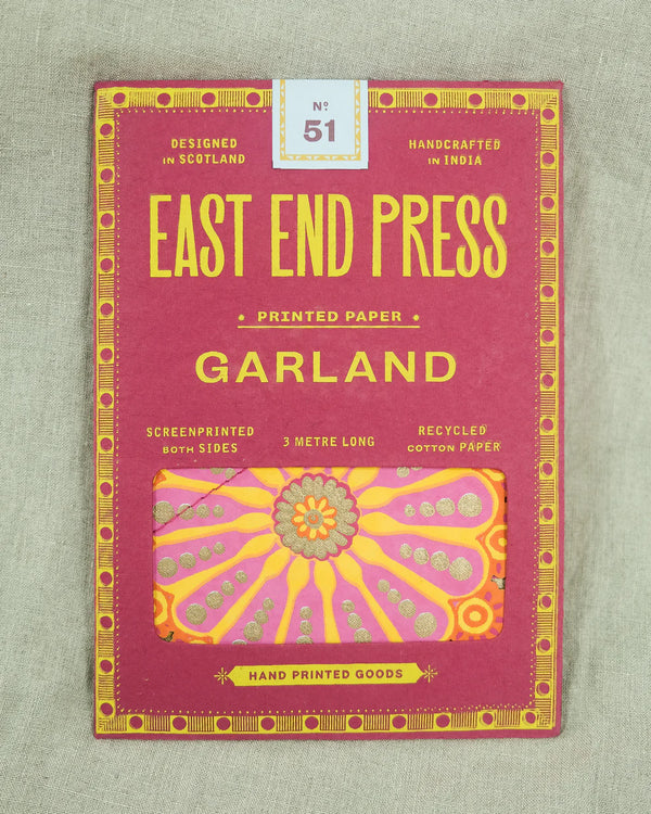 Diwali Screenprinted Paper Garland