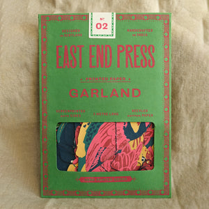 Tropical Birds Screenprinted Paper Garland by East End Press