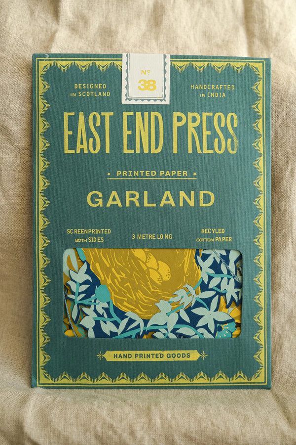 Nests Screenprinted Paper Garland by East End Press