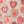 Valentine's Screenprinted Paper Garland by East End Press