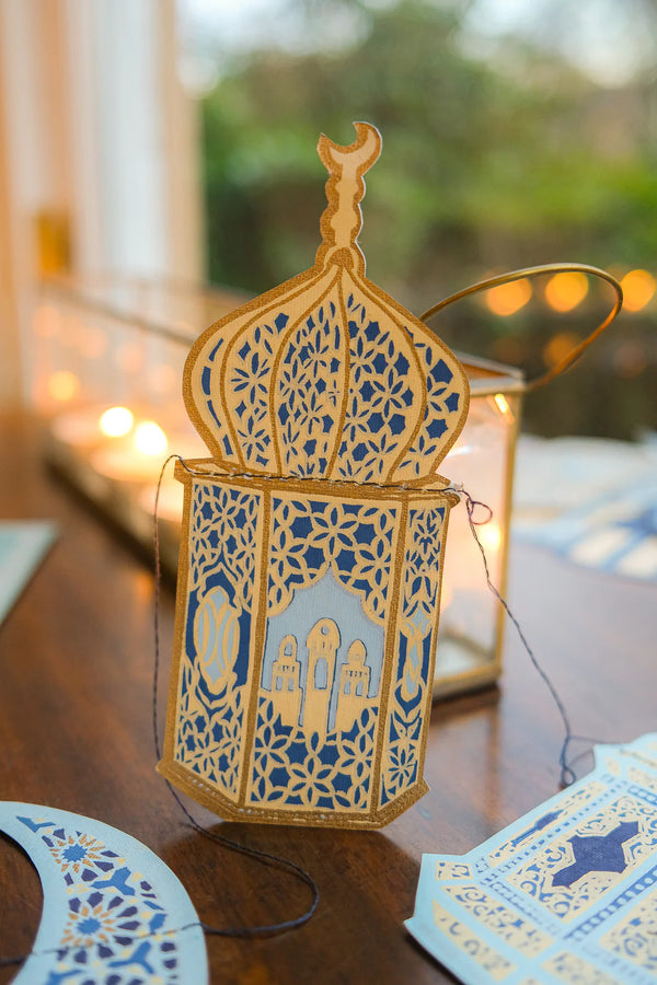 Eid Screenprinted Paper Garland