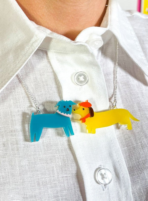 Dog Walk Necklace by Tatty Devine